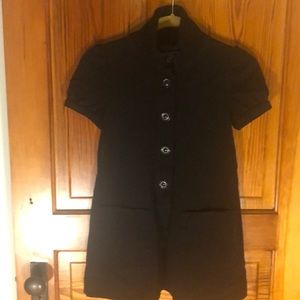 Theory mock neck tunic sweater top size 0